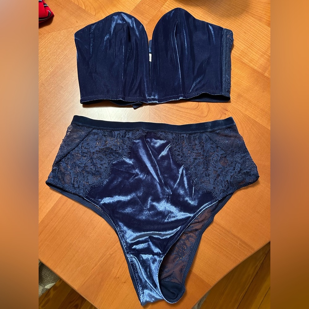 Velvet two piece Victoria’s Secret lingerie